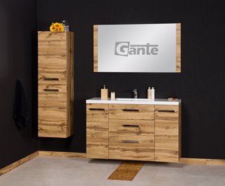 Szafka wisząca z umywalką 120/39/C3 Clever seria Fokus NE