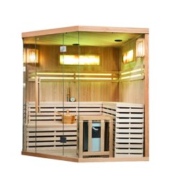 Sauna fińska 6 osobowa wysokotemperaturowa 8KW Harvia 200x200 cm Kemi6