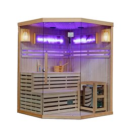 Sauna fińska 6 osobowa wysokotemperaturowa 8KW Harvia 180x180 cm Kemi7