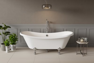 Wanna wolnostojąca Amelia Besco 190 nogi chrom