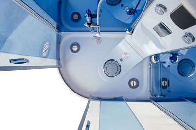 Kabina prysznicowa z hydromasażem zabudowana 120x85 MO-02188WP prawa