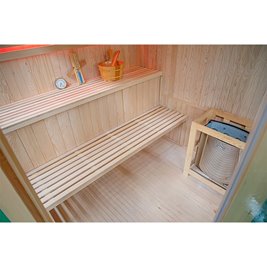 Sauna fińska 6-osobowa narożna 180x180 cm piec Harvia 8KW Bodo7