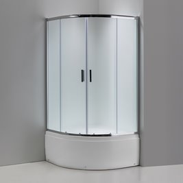 Kabina prysznicowa na głębokim brodziku szkło mrożone 80x80 Maja Hydrosan