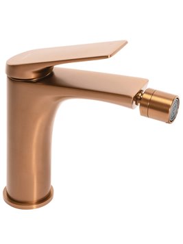 Miedź szczotkowana bateria bidetowa Avalon Rea