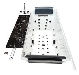 Wanna z hydromasażem 180x100 Montana 925B Hydrosan