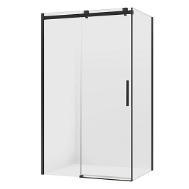 Softi Black New Trendy kabina prysznicowa prostokątna rozsuwana samodomykająca 130x120 cm EXK-3984