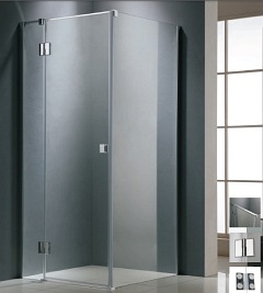 Kabina prostokątna szkło 8 mm, drzwi uchylne 90x100 Faro