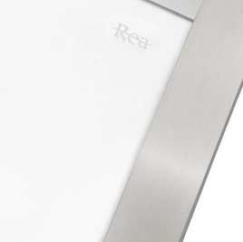 Stal szczotkowana kabina prysznicowa prostokątna 100x80 City Rea