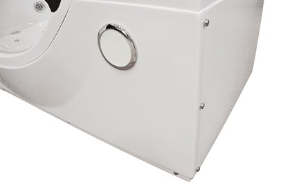 Przyścienna wanna hydromasażowa 180x88 cm MO-1002 Turbo