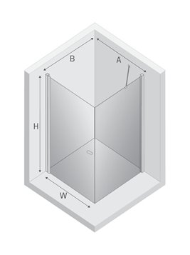 Złota szczotkowana kabina prysznicowa prostokątna 80x100 K-4179 New Soleo Gold Brushed New Trendy