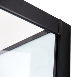 Kabina prysznicowa półokrągła zabudowana na wysokim brodziku 90x90 Nina