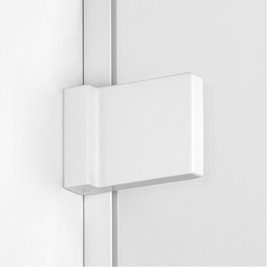 Biała kabina prysznicowa trójścienna prawa 110x70 cm EXK-2894 Avexa White New Trendy