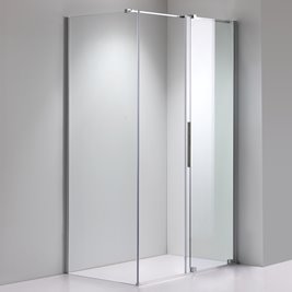 Kabina prysznicowa prostokątna drzwi rozsuwane narożna szkło 8 mm 140x90 cm ASTRA-CH-A-140+B90+E