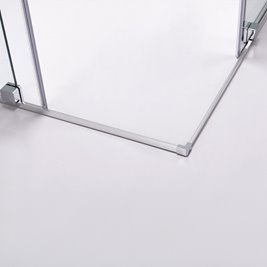 Kabina prysznicowa drzwi rozsuwane od rogu szkło 8 mm 90x90 cm ASTRA-CH-A-90X2+D