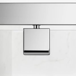 Drzwi prysznicowe uchylne chrom 100 cm Primo Swing Rea
