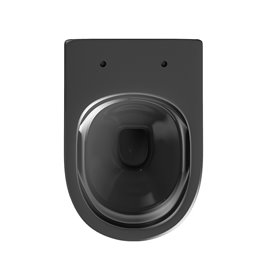 Zestaw podtynkowy stelaż GEBERIT DUOFIX + miska SKAL-BL-RIM-03 + przycisk DELTA 50 czarny połysk