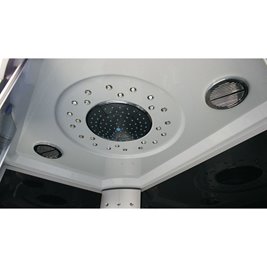 Kabina prysznicowa z hydromasażem i sauną parową 120x85 lewa MO-09912LS