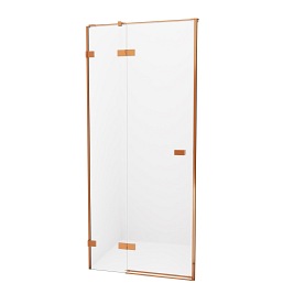 Drzwi prysznicowe uchylne lewe 100 cm EXK-3535 Avexa New Trendy Copper Brushed