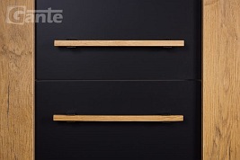 Słupek łazienkowy stojący czarny mat Cortez Gante