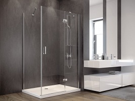 Kabina prysznicowa prostokątna 80x120 Viva Besco model prawy