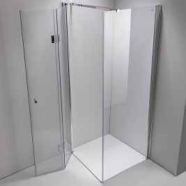 Kabina prysznicowa drzwi składane pojedyncze kwadratowa 90x90 KZ1180B