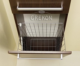 Szafka wisząca wysoka z koszem Fokus W