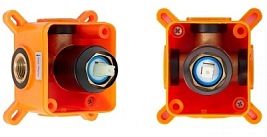 Zestaw prysznicowy podtynkowy, kolor czarny Lugano Rea