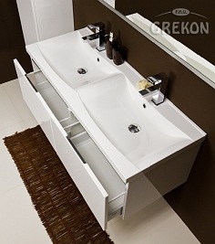 Szafka z umywalką 120 seria Diamond B