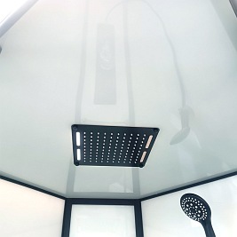 Kabina prysznicowa z hydromasażem niski brodzik 80x80 WSH-312A