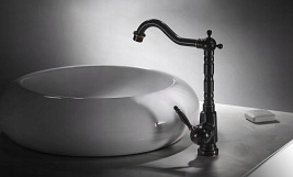 Bateria umywalkowa retro Bona Old Black Rea
