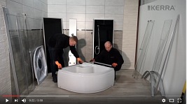 Kabina prysznicowa z hydromasażem 120x80 Jukon Kerra Lewa