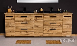 Szafka z umywalką 210 cm 39/C3 seria Fokus Loft Gante
