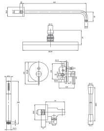 System prysznicowy podtynkowy SYSY35CP Omnires Y miedź
