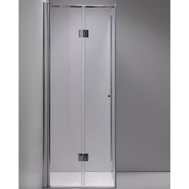 Kabina prysznicowa drzwi składane pojedyncze kwadratowa 80x80 KZ1180A