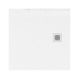 Brodzik kwadratowy 90x90 biały New Trendy Mori B-0433