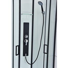 Kabina prysznicowa z hydromasażem niski brodzik 90x90 WSH-312B