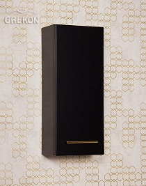 Szafka wisząca niska czarny mat 30x72 cm Belli Gold Gante