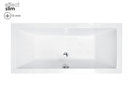 Wanna prostokątna do zabudowy Quadro Slim Besco 190 cm
