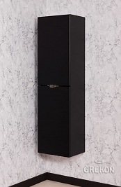 Czarny słupek łazienkowy wiszący Victa