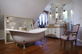 Wanna wolnostojąca 160 nogi chrom Otylia Besco