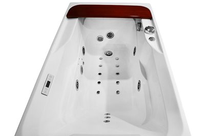 Wanna z hydromasażem i parawanem 170x78 cm MO-0062-170 Lewa