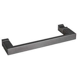 Stal szczotkowana drzwi prysznicowe do wnęki 115-120 cm rozsuwane szkło 8 mm KZ09C