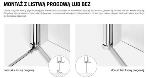 Czarna kabina przyścienna z bocznym wejściem 100x80 EXK-6276 Eventa Black Chrome New Trendy