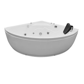 Duża kabino wanna spa z hydromasażem 135x135 cm MO-08135