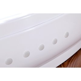 Wanna z hydromasażem narożna podgrzewacz wody 152x152 cm Tiga 604