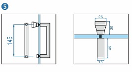 Biała kabina prysznicowa prostokątna 90x80 KZ103
