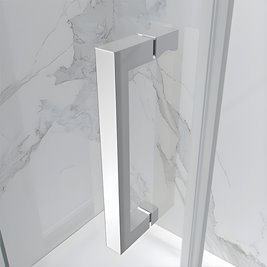 Kabina prysznicowa prostokątna 110x80 szkło 8 mm ZES-KZ22B-110X80