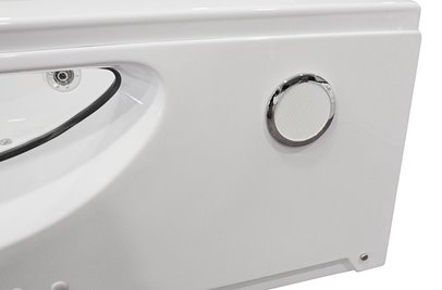 Wanna z hydromasażem przyścienna Turbo+ 180x91 cm MO-1007