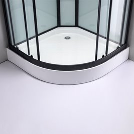 Kabina prysznicowa półokrągła zabudowana 100x100 Puerto