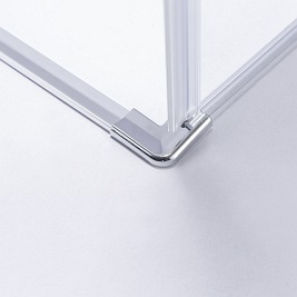 Kabina prysznicowa 80x80 kwadratowa drzwi pełne uchylne KZ1190A